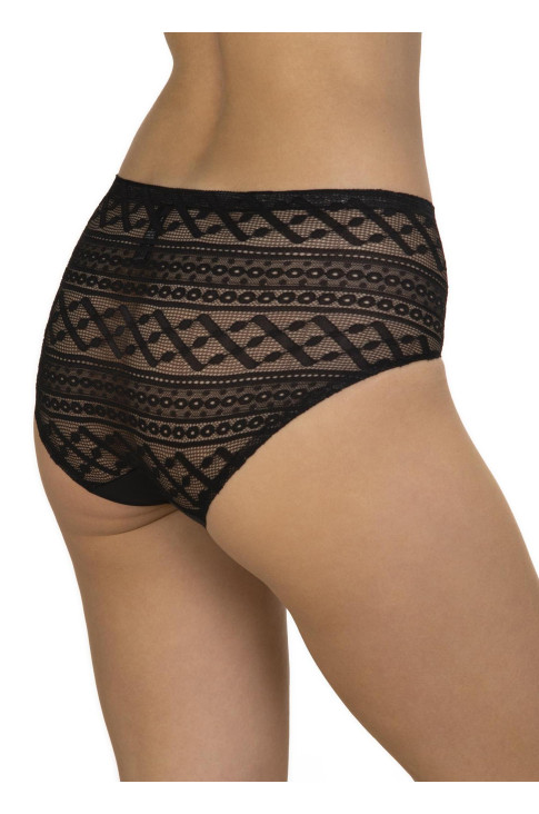Труси жіночі міді Lama L чорний POL5005MD-02