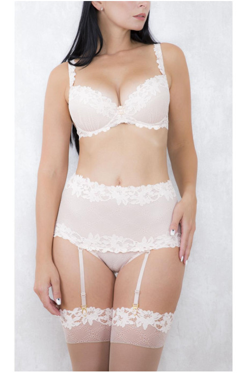 2895 Труси жіночі+підвязка (1 шт) Daniella, S, peony (піон) (арт 2895)