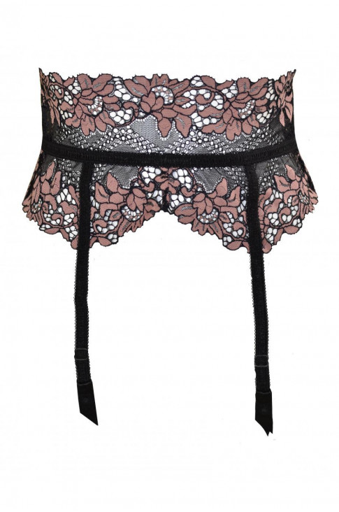 4092 Пояс жіночий (1 шт.) Daniella, S, black/pink (чорно-рожевий) (арт 4092)