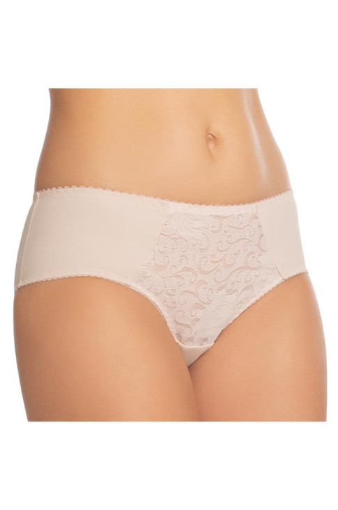 Жіночі трусики шортики із середньою талією Effetto Lingerie 1 шт. срібний півонія 007 31 03