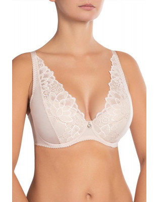 Бюстгальтер базовий на кісточках на бретелях та чашкою push-up Effetto Lingerie перлина 004 10 06