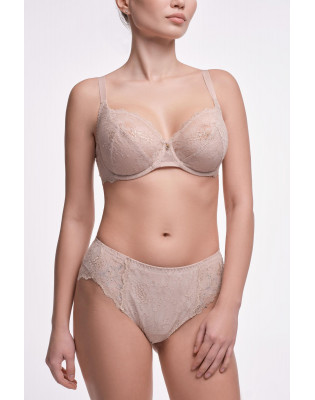 Бюстгальтер базовий на кісточках на бретелях з м'якою чашкою Effetto Lingerie срібний півонія 014 141 03