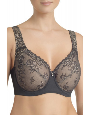 Бюстгальтер базовий на кісточках на бретелях з м'якою чашкою Effetto Lingerie чорний 001 15 02