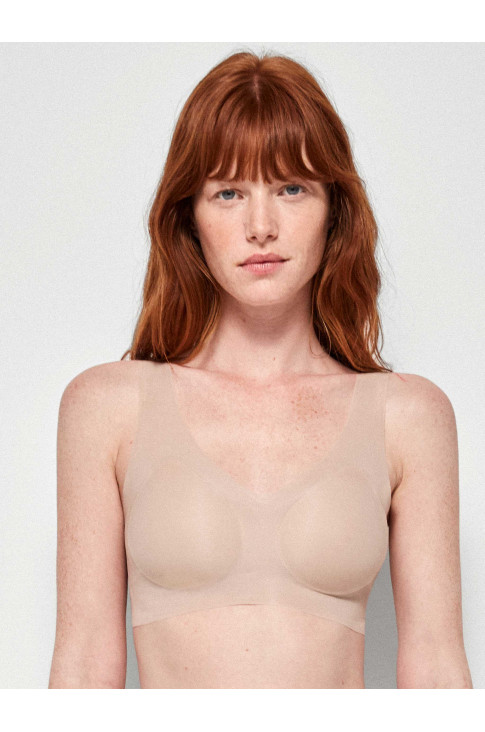 10026T Бюст жіночий трикутний формований без кісточок (1 шт) XXL, skin (тілесний) (арт 10026T)
