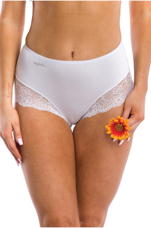 LPF 111 Труси жіночі (2 шт.) Midi Slip, 3XL, BI (білий) (арт LPF 111)