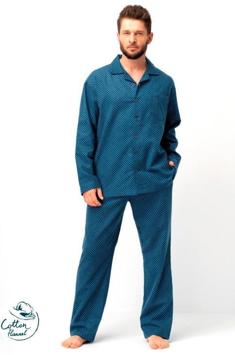 MNS 815 B25 3-5XL Піжама чоловіча (футб.довг.рук.,штани) (1 шт) (арт MNS 815 B25 3-5XL)